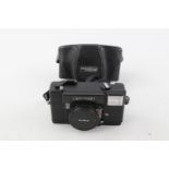 Konica C35 AF Auto Focus Range Finder Camera (All Black) Konica Hexanon 38mm F/2.8 Lens w/ Case This