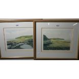 After G. Brown Robin Hoods pair, pair of limited edition prints, 2 prints of ducks and partridges,
