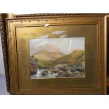 B.C. Milburn, landscape, dated 1899, and other oils, watercolours and prints.