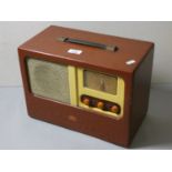 An early Amplion valve radio.