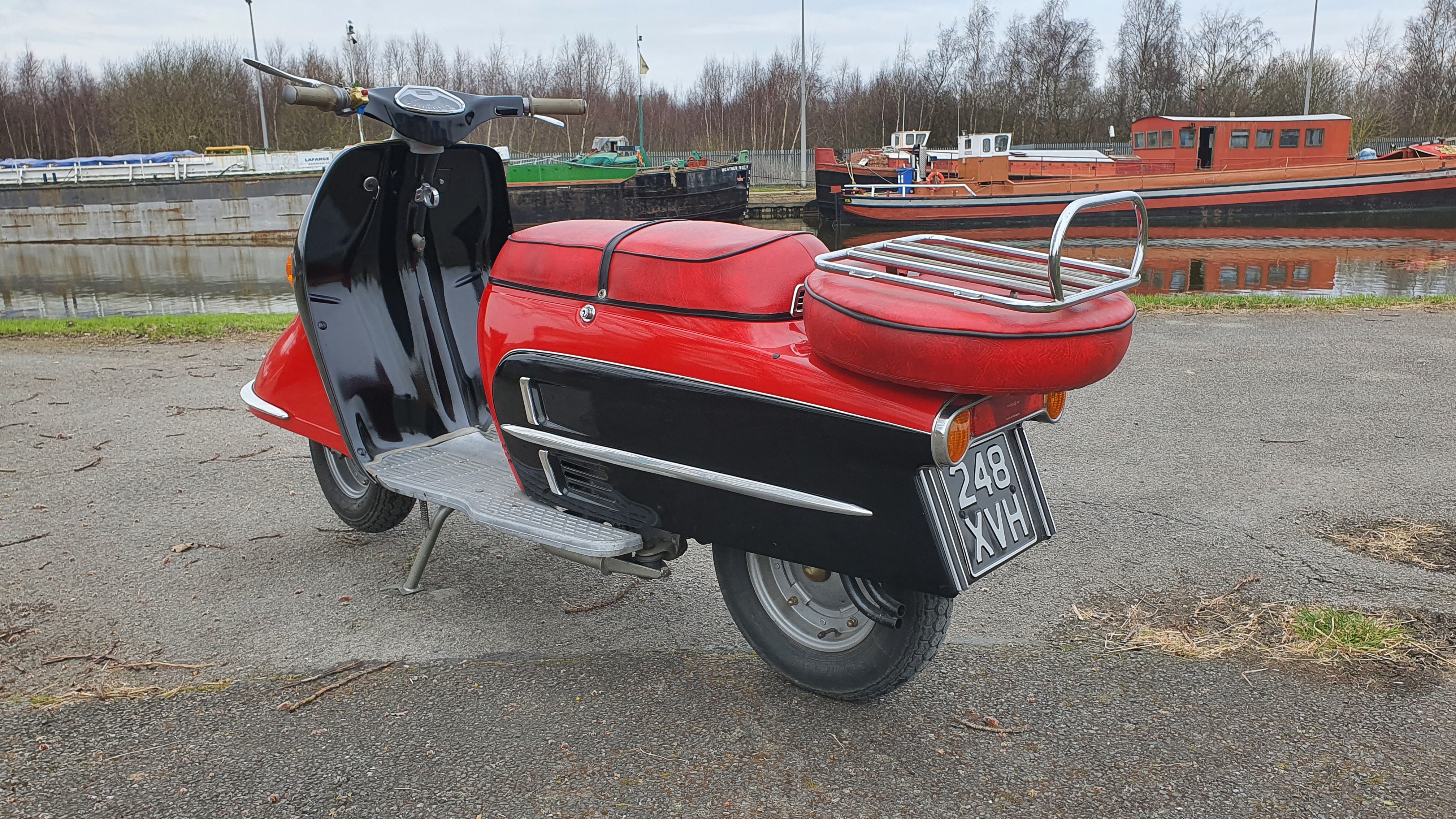 1962 Heinkel Tourist A-02, 174cc. Registration number 248 XVH (non transferrable). - Image 8 of 15