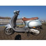 2007 Piaggio Vespa LX50, 49 cc. Please note this has an insurance write off notice. Registration