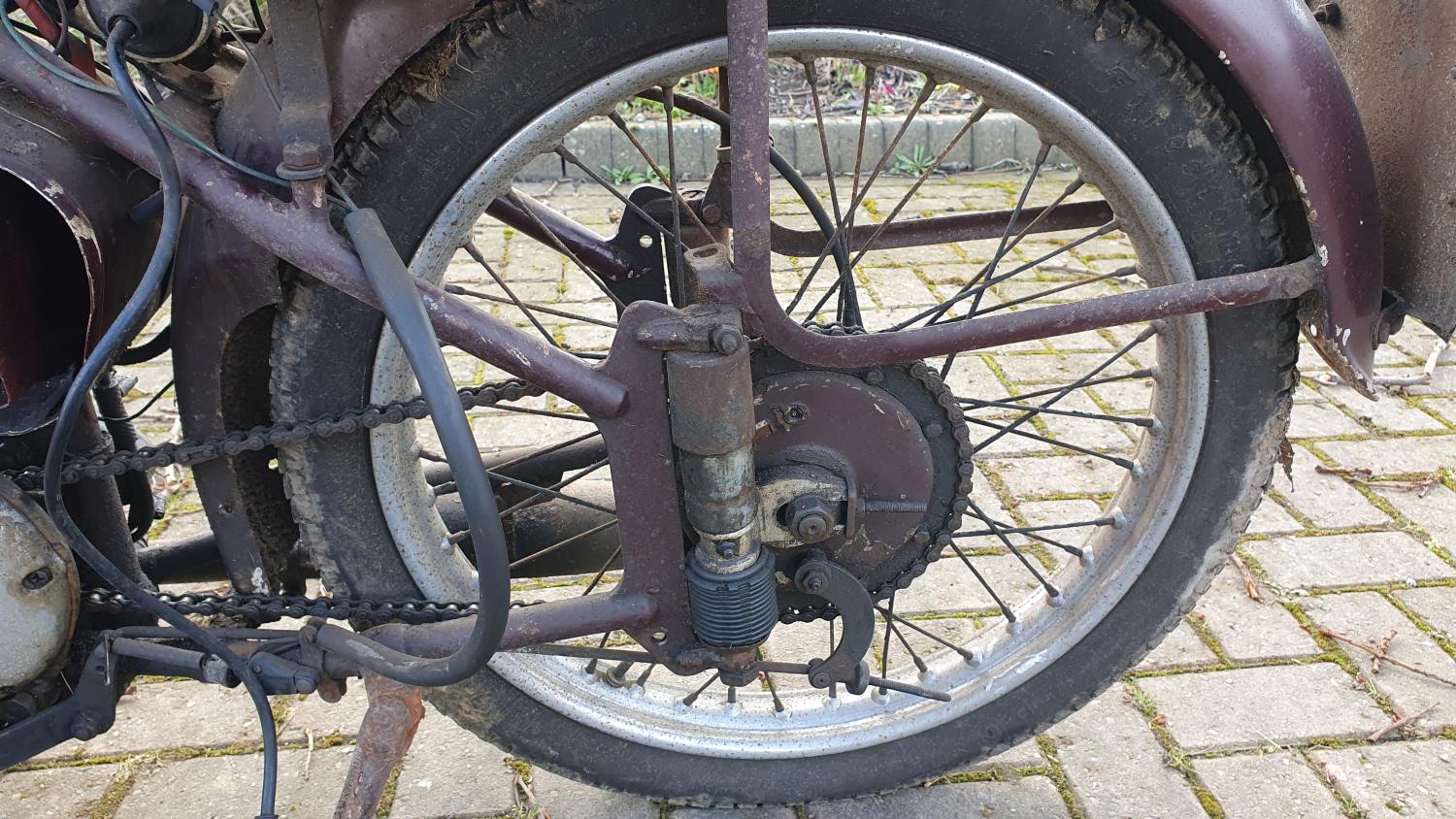 1954 Triumph Terrier, 150 cc. Registration number OVC 625 (see text). Frame number T5846. Engine - Image 8 of 12