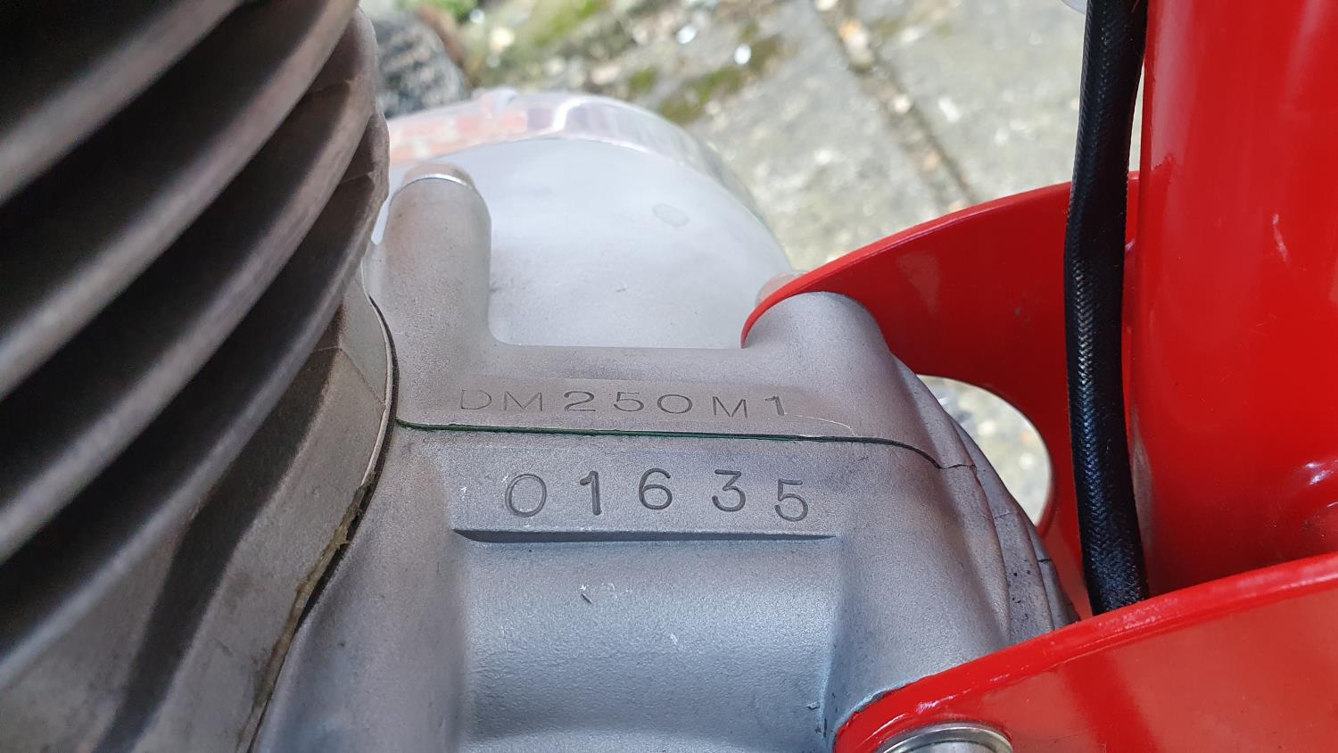 1966 Ducati Mach 1, 250 cc. Registration number ABW 959D. Frame number not stamped. Engine number - Image 11 of 13