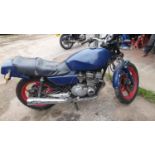 1982 Suzuki GSX400, 399cc, project. Registration number AFJ 8Y. Frame number GSX400FZ00507410.