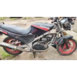 1987 Kawasaki EX500, 498cc, project. Registration number MAN 600N (see text). Frame number EX500A