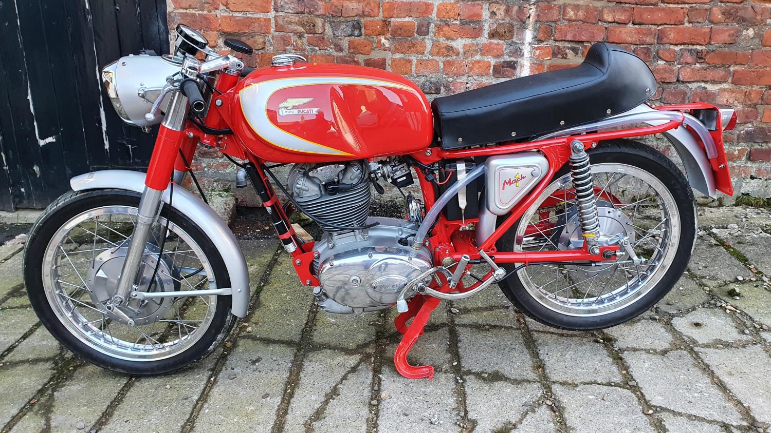 1966 Ducati Mach 1, 250 cc. Registration number ABW 959D. Frame number not stamped. Engine number - Image 2 of 13