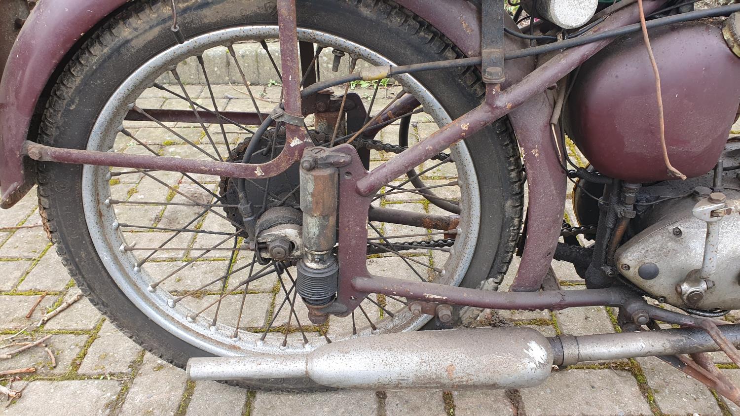 1954 Triumph Terrier, 150 cc. Registration number OVC 625 (see text). Frame number T5846. Engine - Image 5 of 12