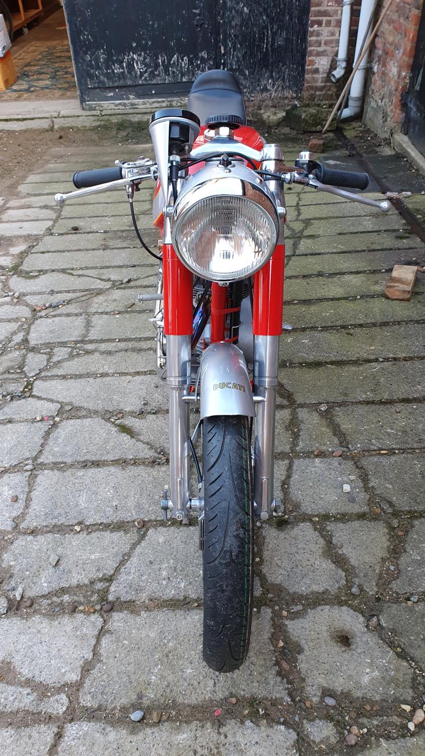 1966 Ducati Mach 1, 250 cc. Registration number ABW 959D. Frame number not stamped. Engine number - Image 3 of 13