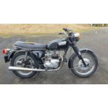 1973 Triumph T100P, 490cc. Registration number SAT 54M. Frame number T100P DH31363. Engine number