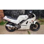 1987 Honda VFR400R, 399 cc. Registration number D228 CHG. Frame number NC21-1015119. Engine number