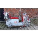 1963 Lambretta Li150, 175cc (see text). Registration number YKE 538A. Frame number 150Li 3 633850.