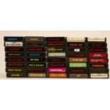 A collection of forty Atari 2600 unboxed game cartridges. Titles to include- Stargate, Mario Bros,