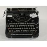 A Mercedes Selekta standard typewriter
