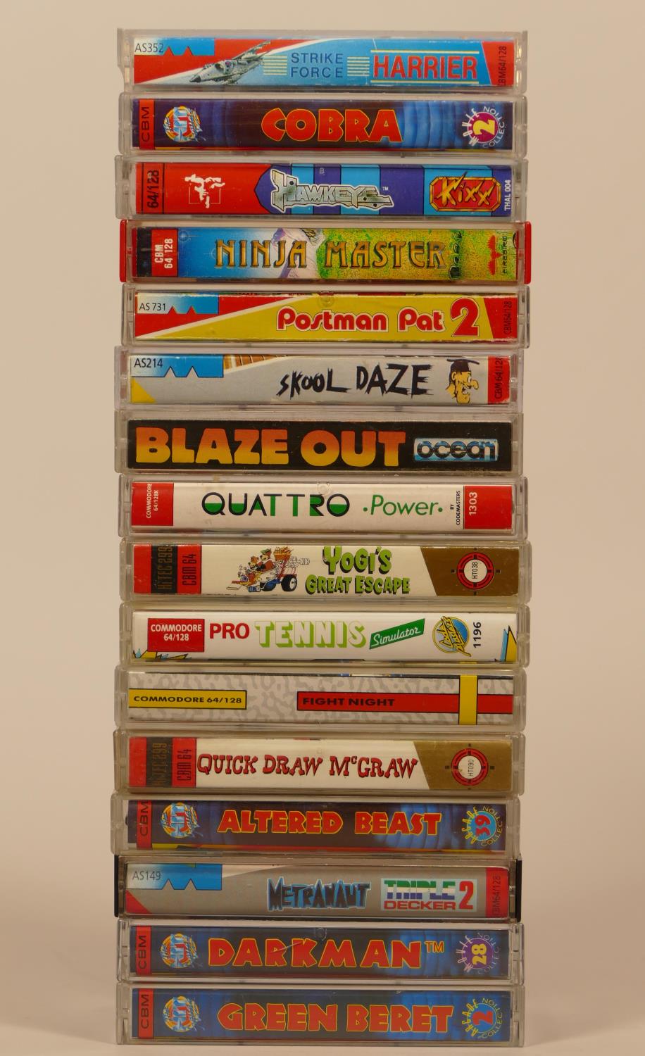 Collection of eighty Commodore 64 boxed cassette games with instructions, to include- Star Wars, - Image 5 of 6