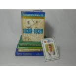 A collection of cricket ephemera, to include five books, a framed photograph of Darren Gough,