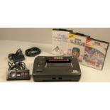 Sega Master System Two Console. Comes with power supply, control pad and TV lead. Along with three