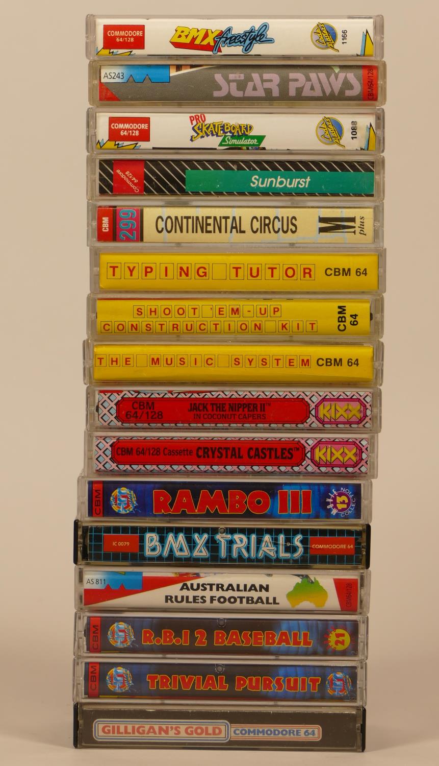 Collection of eighty Commodore 64 boxed cassette games with instructions, to include- Star Wars, - Image 2 of 6