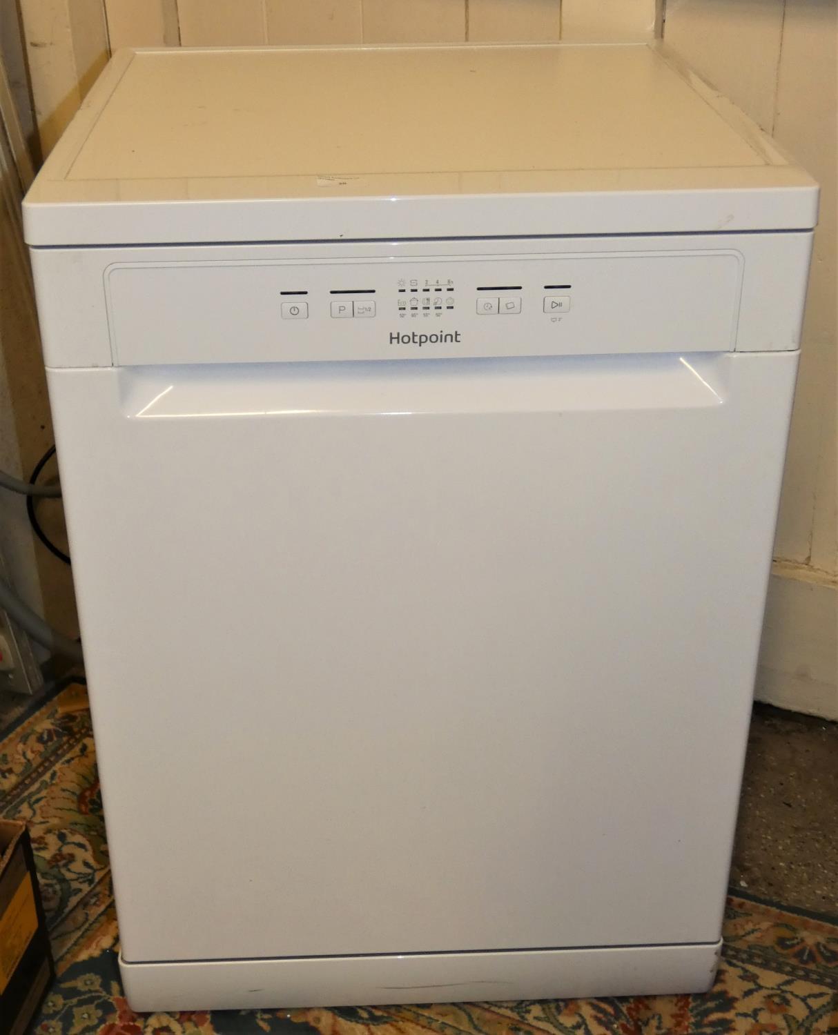 A Hotpoint dishwasher