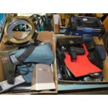 JVC camcorder, Halina super eight camcorder, slide projector, Eumig P8 projector and other