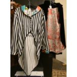 A Tabu striped jacket and other clothing.