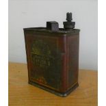 A Junior Shell lighter fluid can, 12 cm.