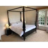 A Kingsize four poster Louis bed by Reeve Design, retailed by Heals, together with a similar