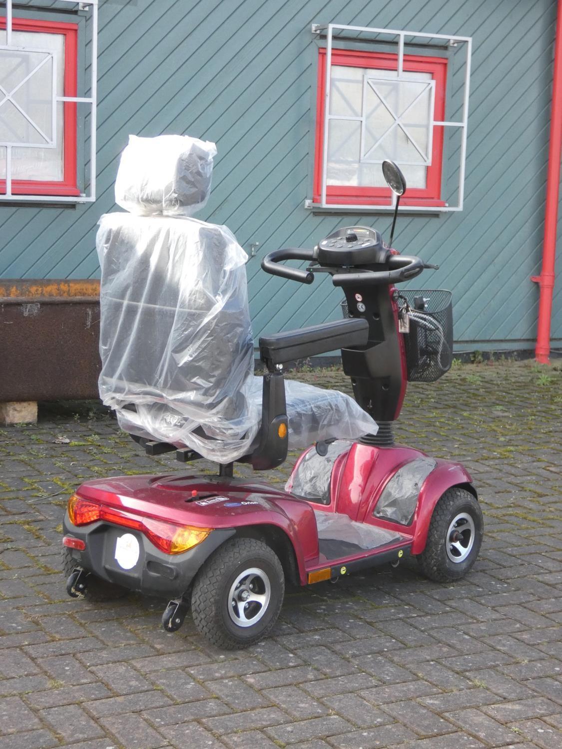 An Invacare Orion four wheeler mobility scooter complete with, battery charger - Image 3 of 5