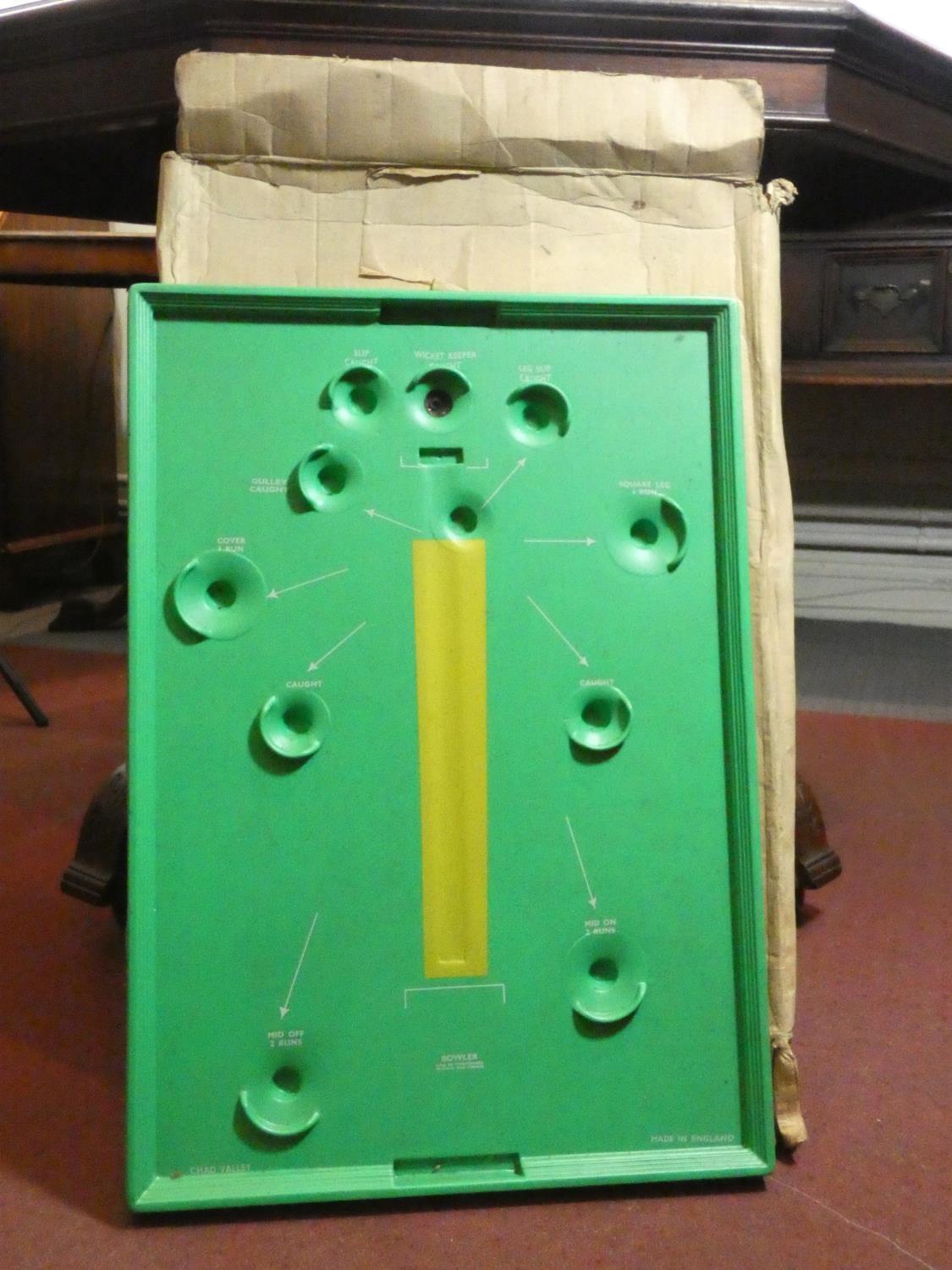 A ChadValley bagatelle game together with super soccer game, ChadValley test cricket game, play worn - Image 3 of 5