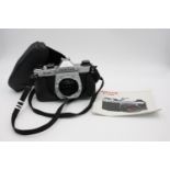 Pentax K1000 SLR Film Camera Body Only w/ Case & Instructions The camera is WORKING and in a good
