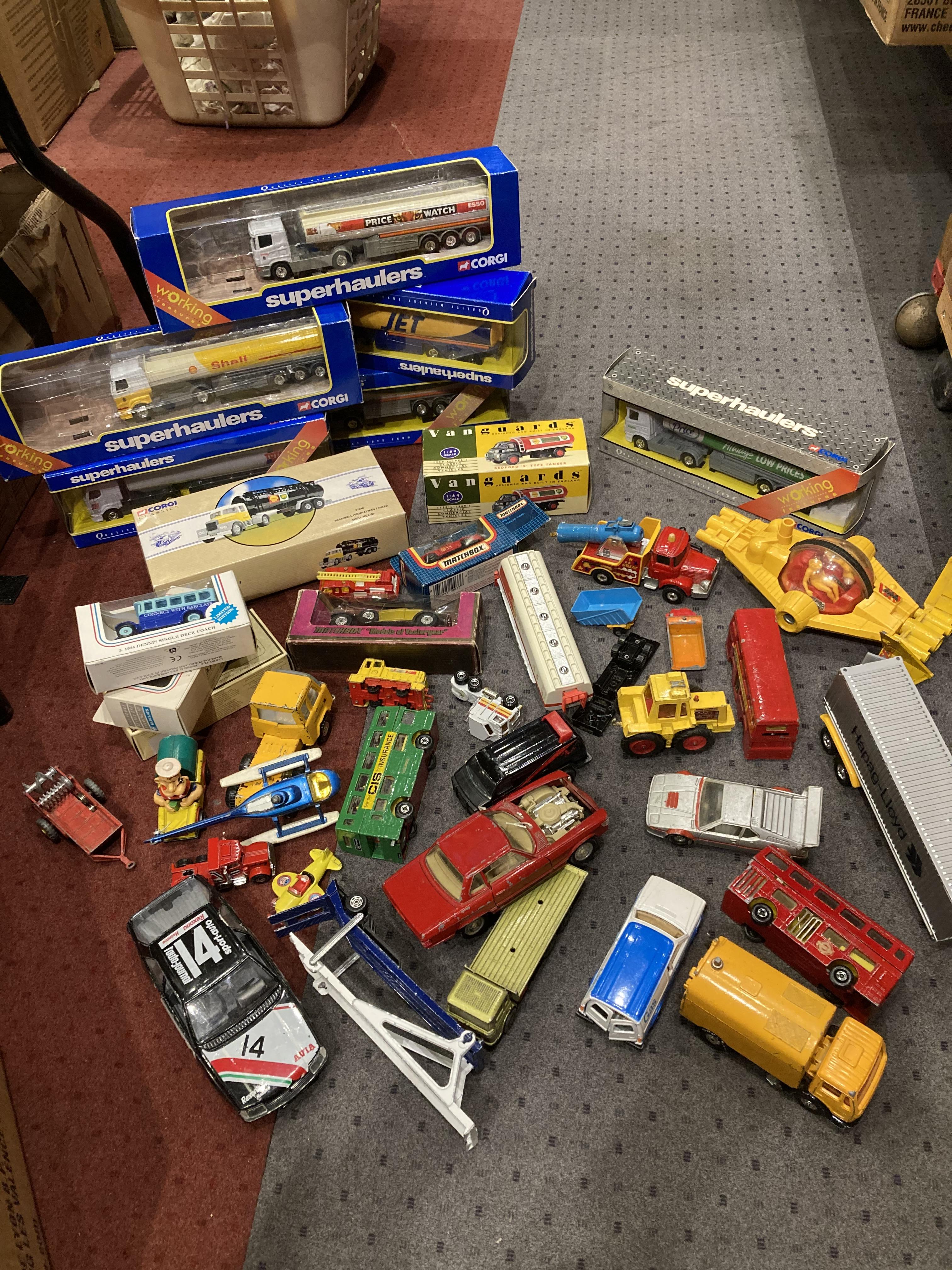 A collection of play worn die-cast models including- matchbox superkings togther with boxed modern - Image 2 of 3