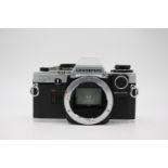 Olympus OM10 SLR Film Camera Body Only w/ Instruction Booklet w/ Manual Adapter (Allows User to