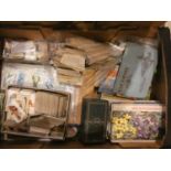 An extensive collection of loose cigarette cards, together with albums of tea cards.