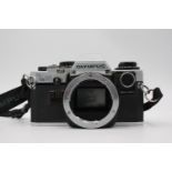 Olympus OM10 SLR Film Camera (Body ONLY) w/ Manual Adapter (Allows User to Change Shutter Speeds)