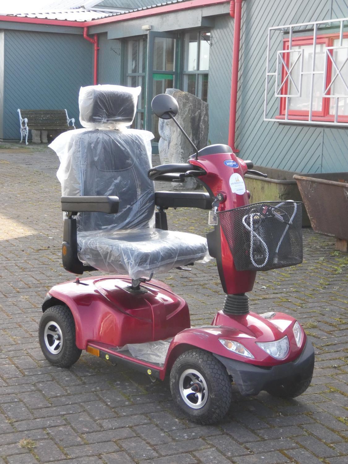 An Invacare Orion four wheeler mobility scooter complete with, battery charger - Image 4 of 5