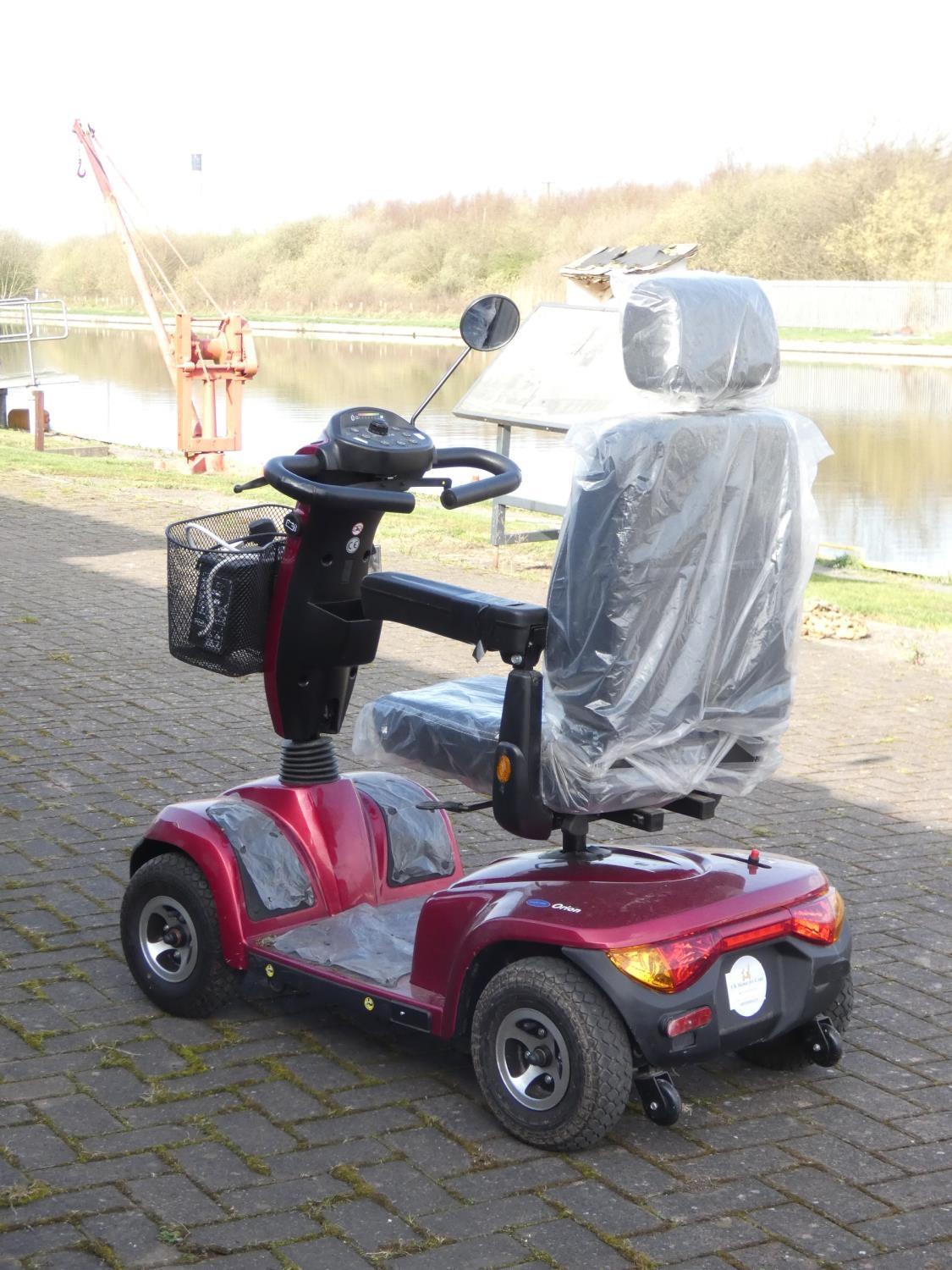 An Invacare Orion four wheeler mobility scooter complete with, battery charger - Image 2 of 5