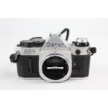 Canon AE-1 Program 35mm SLR Film Camera Silver & Black Body Only, No. 2533547 Sold for SPARES /