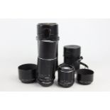 Super-Takumar 105mm F/2.8 Super-Multi-Coated Takumar 200mm F/4 Both M42 Screw Fit w/ Cases Lenses