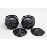 SMC Pentax-M 50mm F/1.7 SMC Pentax-M 28mm F/2.8 Lenses are MECHANICALLY WORKING Aperture blades