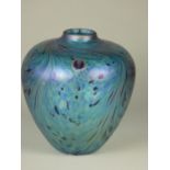 Believed Dillon Clarke, Midsummer Glassmaker of Cambridge, a late 20th century studio art glass vase