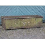 A Victorian cast iron bath/trough, 174 x 67 x 50 cm. PLEASE NOTE THIS IS HEAVY