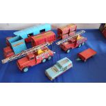 A collection of die cast models to include Corgi Chipperfield Circus and other circus examples.