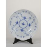 A Royal Copenhagen blue fluted pattern bowl, 1/19, diameter 22 cm.