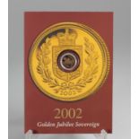 An Elizabeth II proof Golden Jubilee limited edition sovereign, 2002, 914/4,950, in presentation