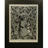 Prefab 77, Skin Girl, limited edition print, blind stamp, signed and numbered 36/50, 72 x 54 cm.