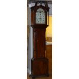 Geo. B. Booth, Selby, a Victorian mahogany 8 day longcase clock, the 13" dial with subsidiary