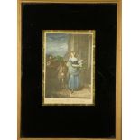 Cries of London, Alphalsa Publishing Co. early 20th century, set of six, framed and glazed, 16 x
