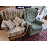 A reclining chair and an armchair (2)