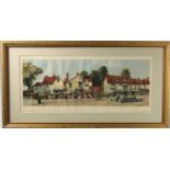 A framed carriage print, Braintree Essex- Blake