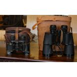 An Imperator 10 x 50 pair of binoculars, case and a Max Adler, Berlin pair of Apollo 8 x 27